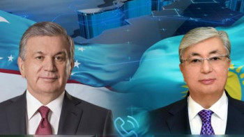 Фотография к новости: Қасым-Жомарт Тоқаев Өзбекстан президентімен телефон арқылы сөйлесті