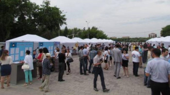 Фотография к новости: Шымкентте жұмыс жәрмеңкесі алғаш рет Open air түрінде өтеді