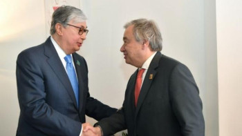 Фотография к новости: Тоқаевты тәжірибелі де танымал саяси қайраткер ретінде жақсы білеміз – БҰҰ Бас хатшысы