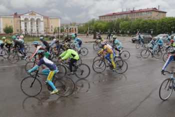 Фотография к новости: Қарағанды облысында республикалық веложарыс басталды