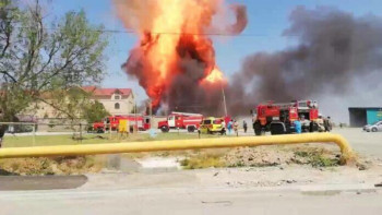 Фотография к новости: Шымкентте жарылыстан зардап шеккен газ құю бекетінің қызметкері көз жұмды