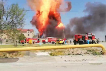 Фотография к новости: Шымкентте жарылыстан зардап шеккен газ құю бекетінің қызметкері көз жұмды