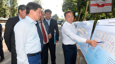 Байбек Алматы көшелерін реконструкциялау барысын тексерді