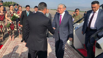 Фотография к новости: Қасым-Жомарт Тоқаев Душанбе қаласына барды