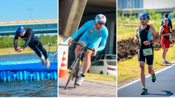 Фотография к новости: Нұр-Сұлтанда триатлоннан әлем кубогының кезеңі басталды