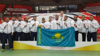 Фотография к новости: Пара волейболдан ел құрамасы - Азия чемпионатының қола жүлдегері