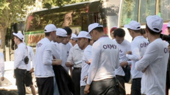 Фотография к новости: Студенттік құрылыс жасағы Түркістанды түлетуге аттанды 
