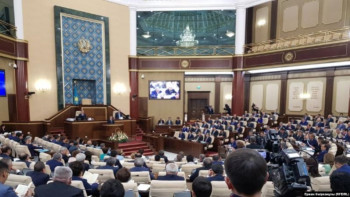 Фотография к новости: Парламент палаталарының бірлескен отырысы басталды