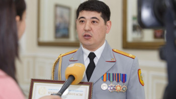 Фотография к новости: Ант берген соң қауіпке төземіз –полиция қызметкері
