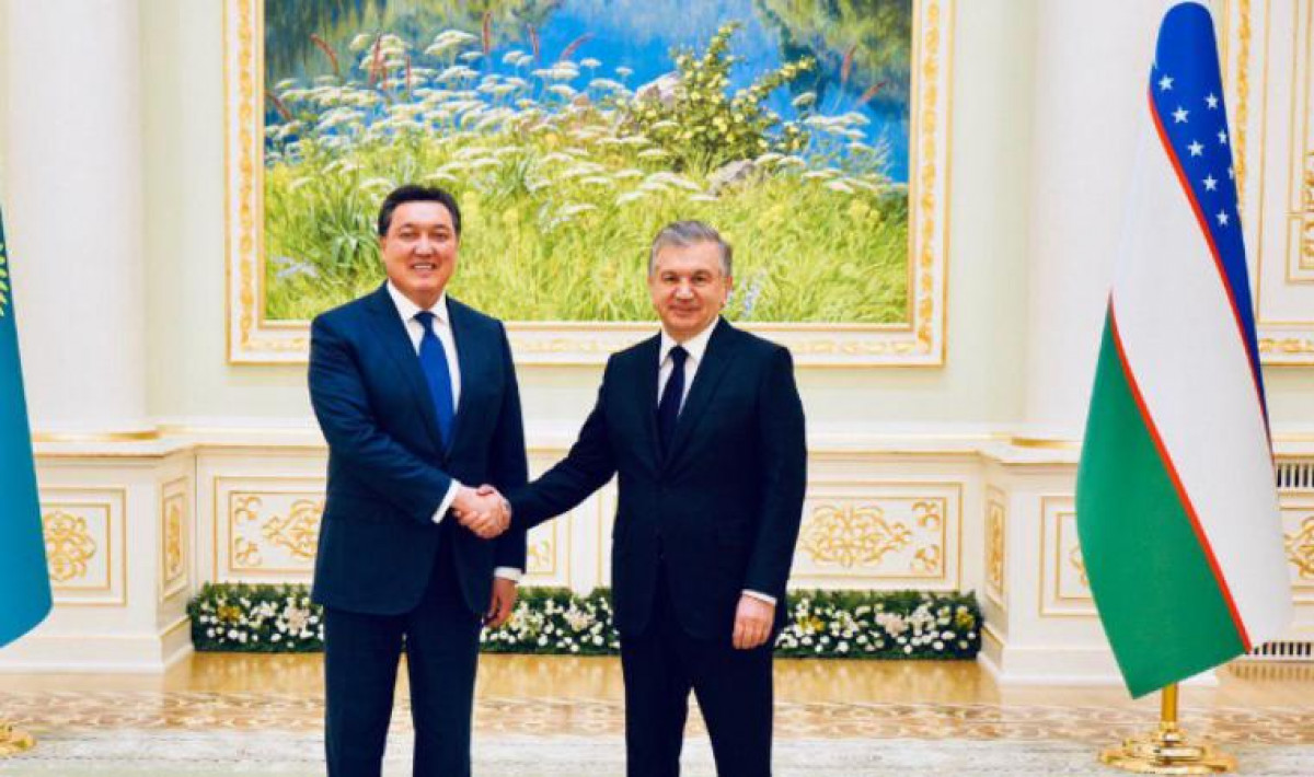 Мамин Ташкентте Өзбекстан президентімен кездесті