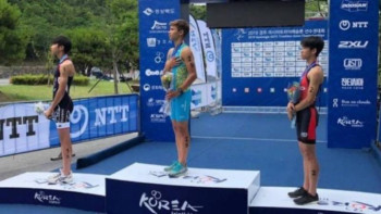 Фотография к новости: Оңтүстік Кореяда триатлоннан Азия чемпионатының үшінші жарыс күні аяқталды 