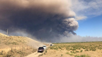 Фотография к новости: Арыста тұрғындарды эвакуациялап жатыр