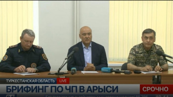 Фотография к новости: Арыстағы жарылыс. Қала тұрғындарының көпшілігі қауіпсіз аймаққа шығарылды 