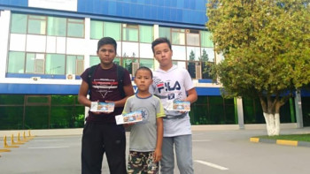 Фотография к новости:  Арыстық 130 бала Павлодарға демалысқа аттанды