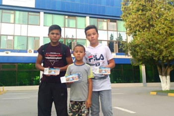 Фотография к новости:  Арыстық 130 бала Павлодарға демалысқа аттанды