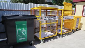 Фотография к новости: Қарағандыда қоқыс жинайтын алаңдар жаңартылып жатыр