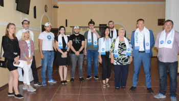 Фотография к новости: ҚХА атыраулық еріктілер тобын Түркістан облысына жібереді