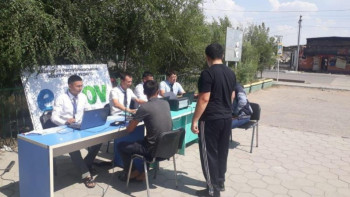 Фотография к новости: Азаматтарға арналған үкімет Арыс қаласындағы жұмысын қайта жандандырды 