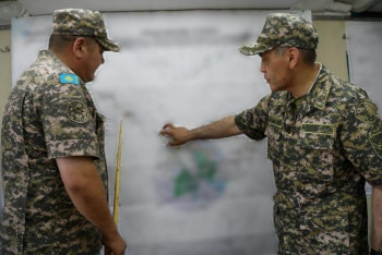 Фотография к новости: Қорғаныс министрі Арыс қаласына барды 