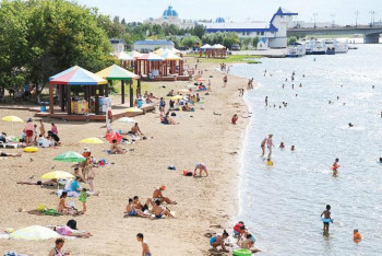 Фотография к новости: Елордалық құтқарушылар суға шомылу орындарында рейд жүргізіп жатыр