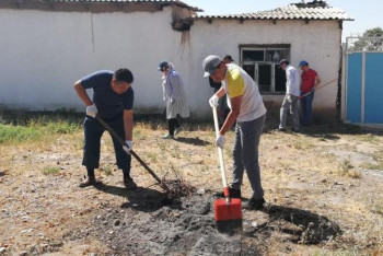 Фотография к новости: Арыста журналистер мен қоғам белсенділері сенбілік өткізді