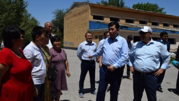 Фотография к новости: Арыс: қарағандылықтардың секторында құрылыс қарқынды 