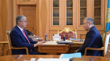 Фотография к новости: Тоқаев Жоғары сот Кеңесінің төрағасын қабылдады