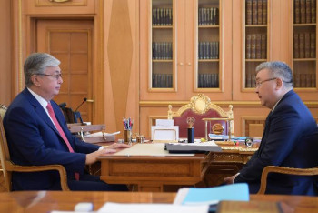 Фотография к новости: Тоқаев Жоғары сот Кеңесінің төрағасын қабылдады