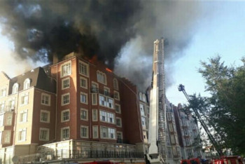 Фотография к новости: "Британ кварталындағы" өрттің неден шыққаны анықталды