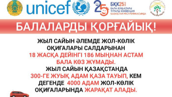 Фотография к новости: Қазақстанда жыл сайын 300-ге жуық адам жол апатынан көз жұмады