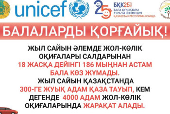 Фотография к новости: Қазақстанда жыл сайын 300-ге жуық адам жол апатынан көз жұмады