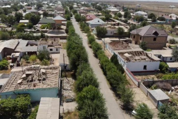 Фотография к новости: Арыс қаласының 3232 үйінде қалпына келтіру жұмыстары жүргізілуде