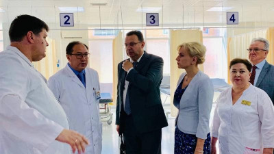 Беларусь дәрігерлері елордалық әріптестерінің жұмыс тәжірибесін үйренуде 