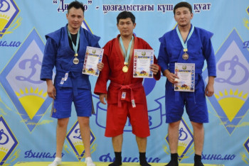 Фотография к новости: Жамбылдық полицейлер арасында самбодан сайыс өтті