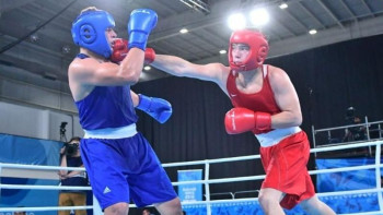 Фотография к новости: Президент кубогы: Қазақ боксшысы өзбекке есе жіберді