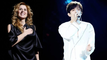 Фотография к новости: Димаш Лара Фабианмен бірге ән айтады