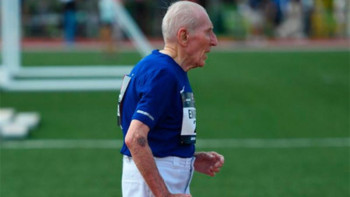 Фотография к новости: 96 жастағы зейнеткер жүгіруден әлем рекордын жаңартты