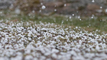 Фотография к новости: Елордада күн күркіреп, бұршақ жауады