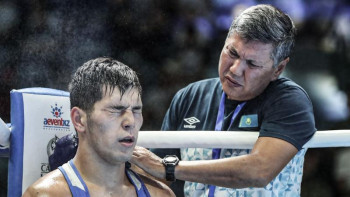 Фотография к новости: Президент кубогінің финалындағы жеңілістен соң екі есе көп еңбектенемін – боксшы