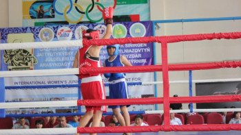 Фотография к новости: Бокстан жасөспірім қыздар арасында халықаралық турнир басталды 