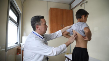 Фотография к новости: Медициналық пойыз дәрігерлері Қостанайда туберкулезге күдікті оннан астам адамды анықтады