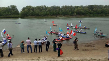 Фотография к новости: Оралда халықаралық «Жайық» экспедициясы мәресіне жетті