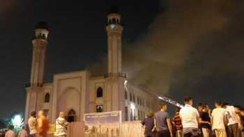 Фотография к новости: Алматыда мешіт өртенді