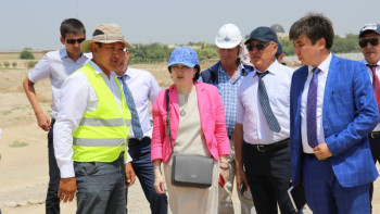 Фотография к новости: Мәдениет министрі ﻿Қожа Ахмет Ясауи музейінің құрылыс жұмыстарымен танысты