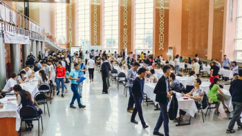 Фотография к новости: Алматыда бос жұмыс орын жәрмеңкесі өтті