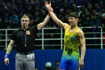 Фотография к новости: Минскідегі турнирден отандық палуандар 3 медаль еншіледі