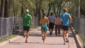 Фотография к новости: Алматыда триатлон жарысы кезінде Сайран көлі маңындағы жолдар жабылады