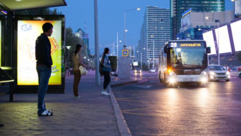 Фотография к новости: Қордай көшесін жөндеуге байланысты екі бағдардың қозғалысы өзгерді