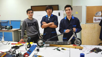 Фотография к новости: NU студенттері Барселонадағы халықаралық жарыста жеңіске жетті