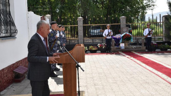 Фотография к новости: Қызмет барысында қаза тапқан полицейлерге ескерткіш орнатылды 